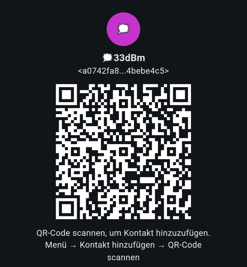 QR-Code der Adresse